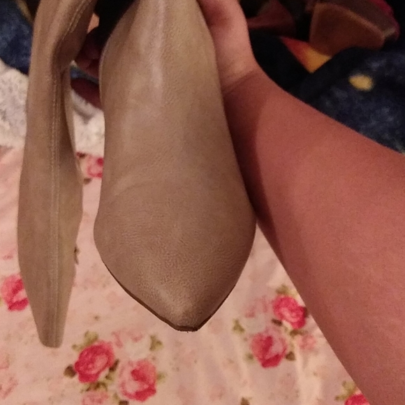 Leather Grey/Tan Pesaro Boots Size 11 - Picture 2 of 4